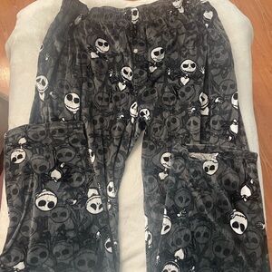 Disney Black and Gray Nightmare Before Christmas Pajama Pants